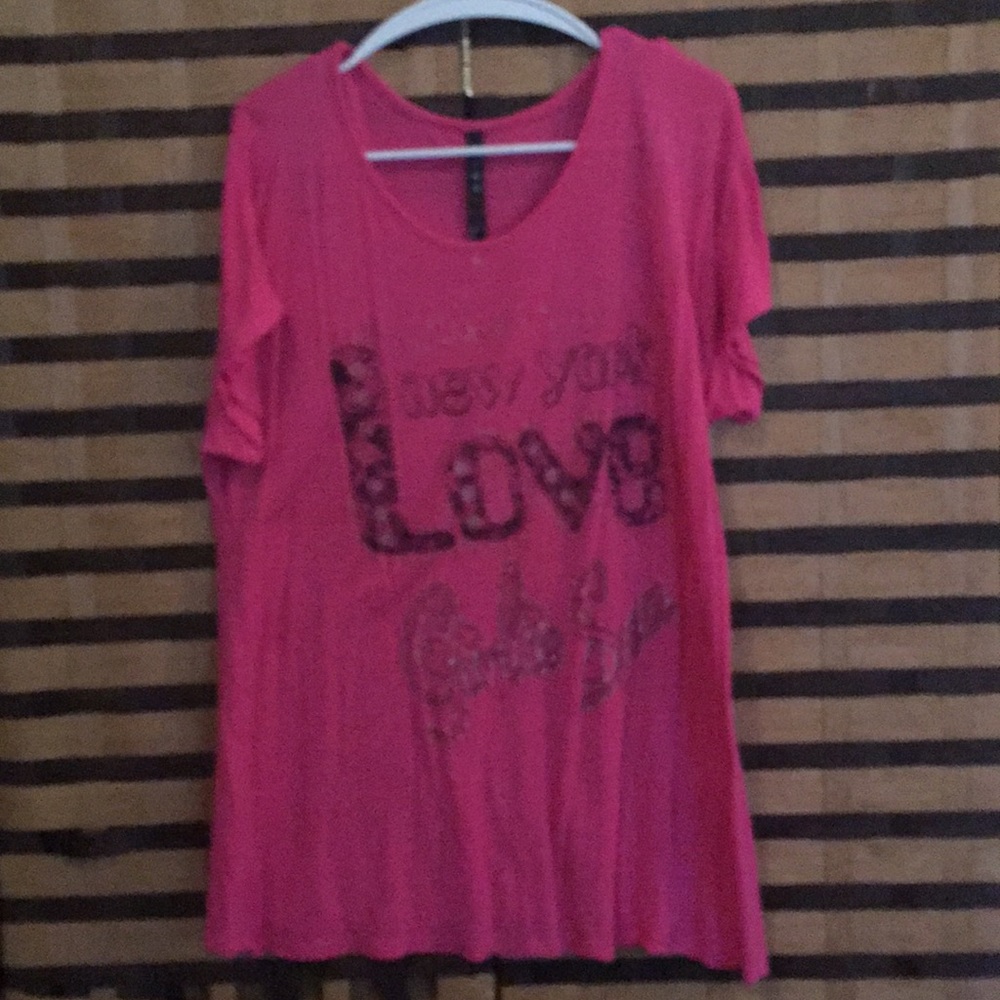 Pink top